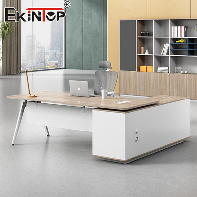 Bureau de bureau à la noix de noix de style moderne Bureau sur mesure