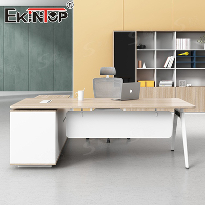Bureau de bureau à la noix de noix de style moderne Bureau sur mesure