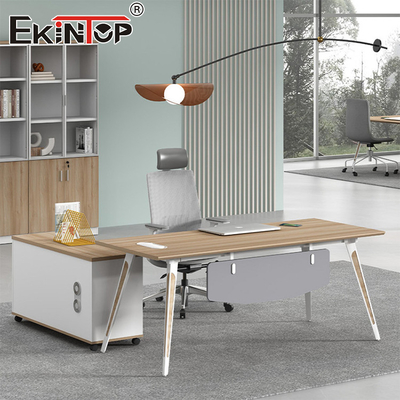Fabriqué sur mesure Ancien Noyer Design de style moderne Noyer Bureau
