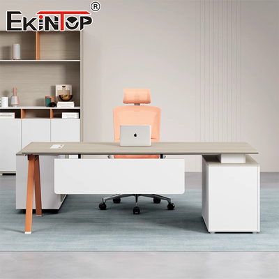 Tableau de bureau moderne Bureau exécutif ergonomique Tableau de bureau en bois Meubles de bureau modulaires