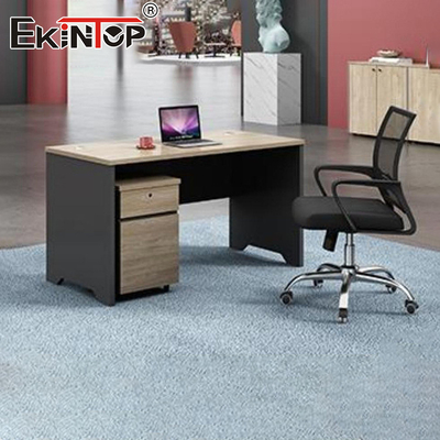 Tableau de bureau avec armoire latérale Matériau en bois Mobilier de bureau modulaire