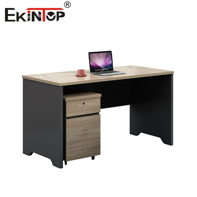 Tableau de bureau avec armoire latérale Matériau en bois Mobilier de bureau modulaire