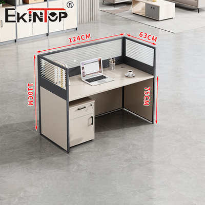 Meubles de bureau modernes en bois massif Bureau en forme de L Petite table de bureau