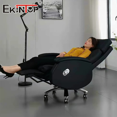 Chaise en cuir à dos haut réglable en hauteur chaises de bureau commerciales