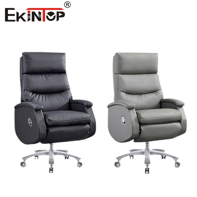 Chaise en cuir à dos haut réglable en hauteur chaises de bureau commerciales
