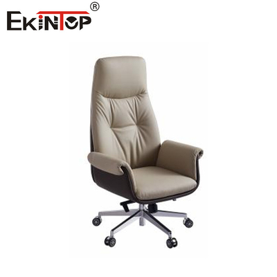 Chaise d'exécutif en cuir de haute qualité Chaise de bureau commerciale de style moderne