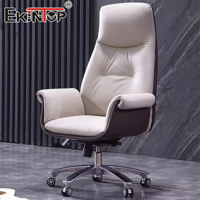 Chaise de sommeil en cuir ergonomie haute dos en PU