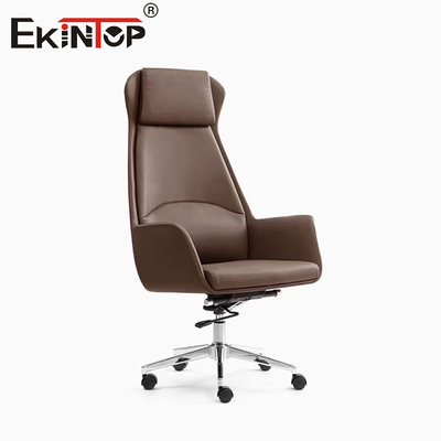 Chaise de bureau moderne en cuir ergonomie chaises de bureau commerciales