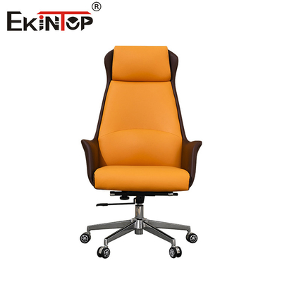 Chaises en cuir en gros Meubles de bureau Chaise de rédaction ergonomique