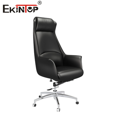 Chaises en cuir en gros Meubles de bureau Chaise de rédaction ergonomique