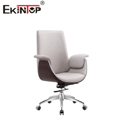 Meubles de bureau Chaise de bureau en cuir PU avec accoudoirs