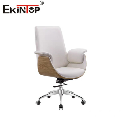 Meubles de bureau Chaise de bureau en cuir PU avec accoudoirs