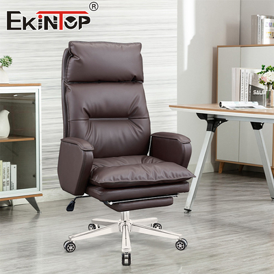 Chaise de bureau personnalisée en cuir Boss Style classique Chaise de bureau à domicile
