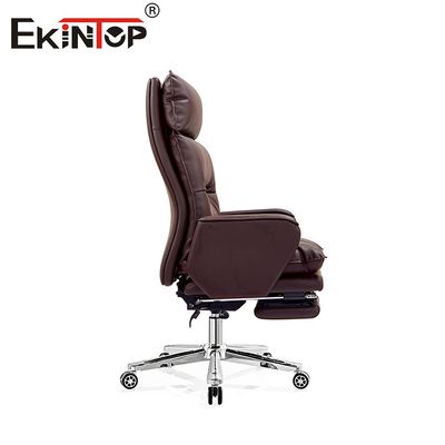 Chaise de bureau en gros de l'usine Matériau en cuir de style moderne Chaise de bureau de bureau à domicile