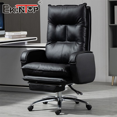 Nouveau design chaise de bureau en cuir à dos haut Meubles de maison Chaise de bureau