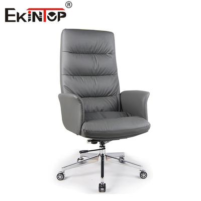 Chaise de bureau à dos haut ergonomic cadre métallique de haute qualité chaise de bureau en cuir en PU chaises de salle de repos
