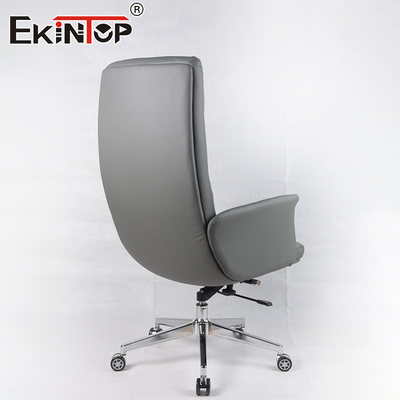 Chaise en cuir moderne et confortable, fauteuil à dos haut, fauteuil de chambre à coucher