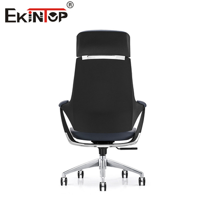 Chaise en cuir de style moderne avec appuie-tête haute chaises de chambre de repos réglables