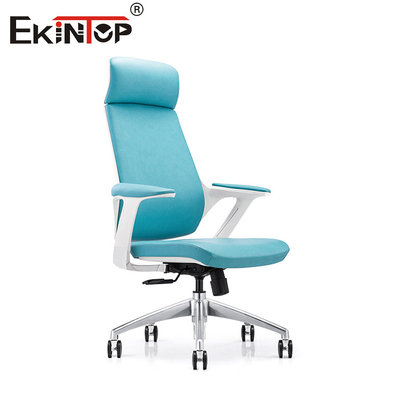 Chaise de bureau à dos en maille avec accoudoirs