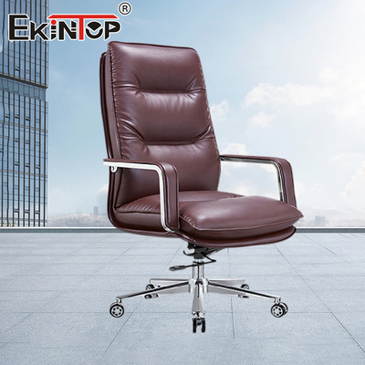 Eco-friendly CEO Confortable Boss Comfort Chaise de bureau en cuir Chaises de bureau de qualité