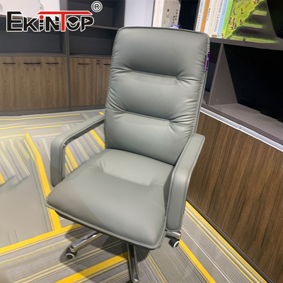 Chaise en cuir pivotante à 360 degrés, confortable et professionnelle en gros Chaises de bureau de qualité