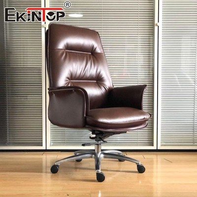 Chaise de bureau exécutif Fonction de soutien ergonomique Chaise de bureau en cuir de qualité