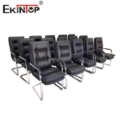 Chaise de bureau en cuir noir exécutif ergonomique moderne Chaises de bureau de qualité