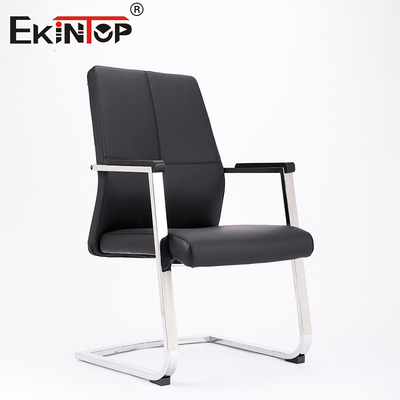 Chaise de fauteuil en cuir en PU noir, confortable, exécutif, ergonomique Chaises de bureau de qualité