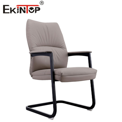 Chaise de bureau en cuir à dos haut en PU