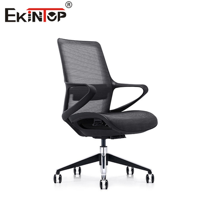 Fabricant Meubles pour la maison Chaises ergonomiques pivotantes Chaise en tissu moderne Chaise de bureau pleine maille