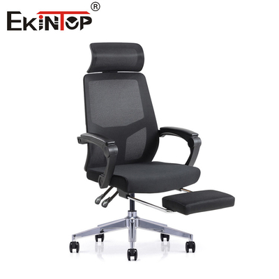 Chaise grise ergonomie réglable à hauteur de dos