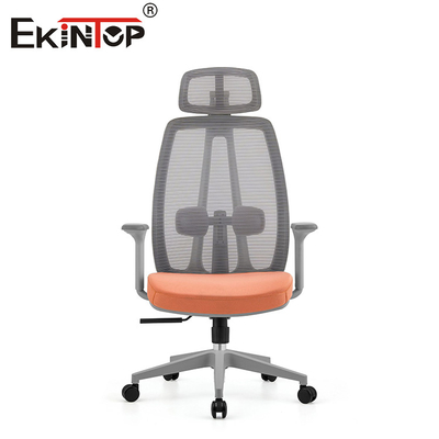 Chaise de bureau en tissu de bureau à filet complet avec appuie-tête