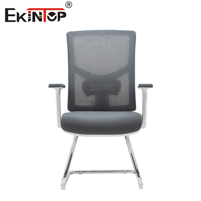 Chaise ergonomique à dos moyen Directeurs de bureau Chaise en maille hauteur réglable Chaise de bureau en tissu