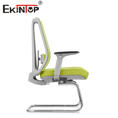 Chaise ergonomique à dos moyen Directeurs de bureau Chaise en maille hauteur réglable Chaise de bureau en tissu