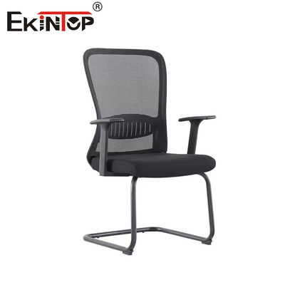 Chaise de bureau en tissu de maison moderne en noir ergonomique modulaire