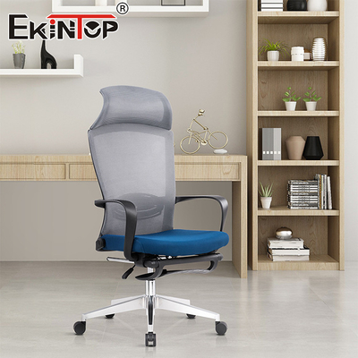 Meubles commerciaux en treillis haute arrière fauteuil de bureau pivotant ergonomic repos-bras réglable
