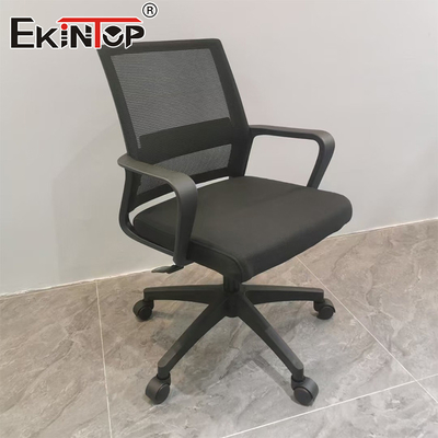 Chaise de bureau robuste à molette réglable à mi-dos