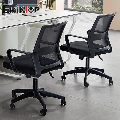 Chaise de bureau robuste à molette réglable à mi-dos