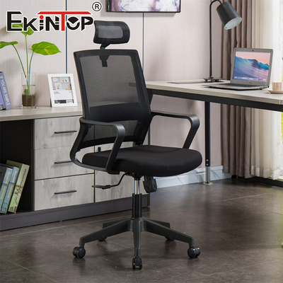 Emploi de bureau ergonomique Repose-tête réglable Chaise de bureau robuste