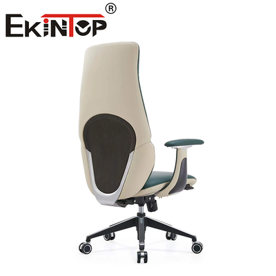Chaise d'ordinateur d'usine Meubles de bureau Dos haut en PU Chef en cuir Chaise de bureau robuste