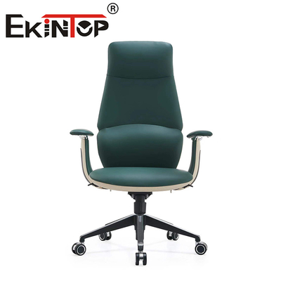 Chaise de conférence de bureau à domicile ergonomie en cuir PU exécutif