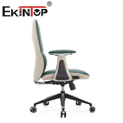 Chaise de bureau en cuir moderne ergonomie pivotante de haute qualité Chaises de club en cuir