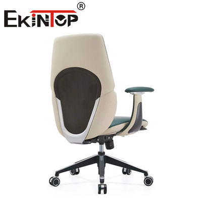 Chaise de bureau en cuir moderne ergonomie pivotante de haute qualité Chaises de club en cuir