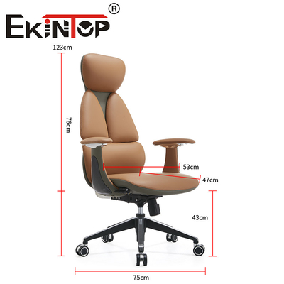 Meubles de bureau Leader PU Chaise gestionnaire pivotante Chaise de bureau ergonomique Chaises de club en cuir