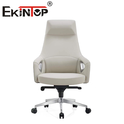 Chaise de bureau en PU en cuir pivotant