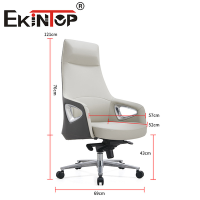 Meubles commerciaux Chaise de bureau à dos haut avec chaises de club en cuir de design moderne