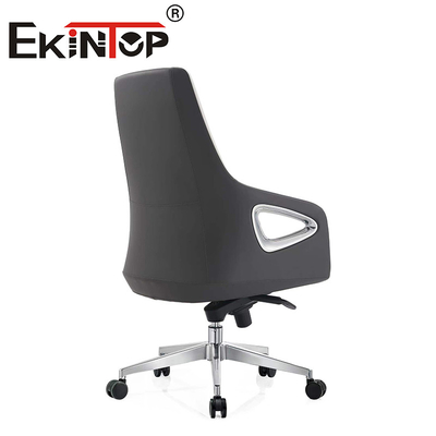 Chaise de bureau de gestion moderne à pivotement exécutif ergonomique Chaises de club en cuir