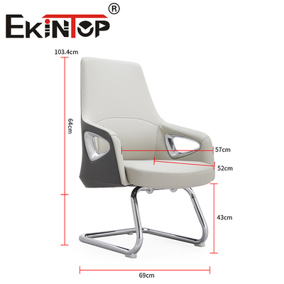 Moderne design Pu cuir blanc Bureau chaise exécutive chaises de club en cuir