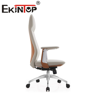 Chaise de bureau ergonomie exécutive en cuir moderne sur mesure Chaises de club en cuir