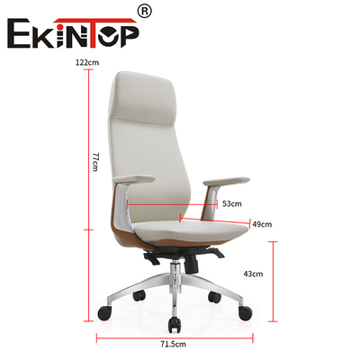 Chaise de bureau ergonomie exécutive en cuir moderne sur mesure Chaises de club en cuir